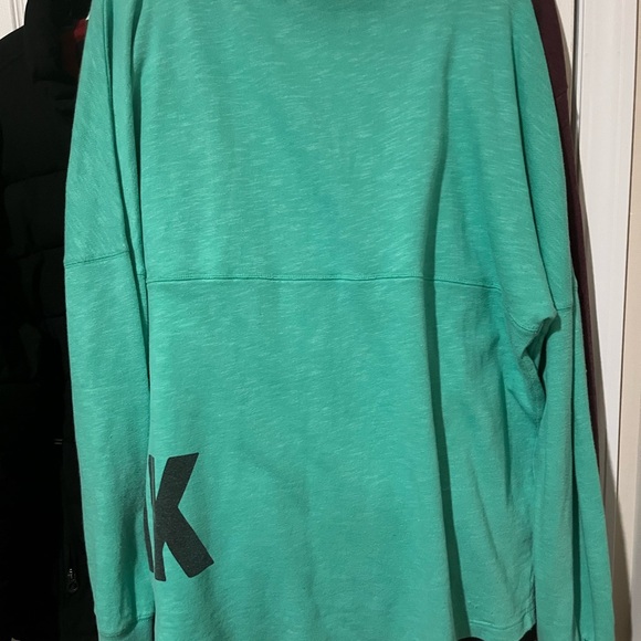 PINK Victoria's Secret Teal Sweatshirt - Picture 3 of 3